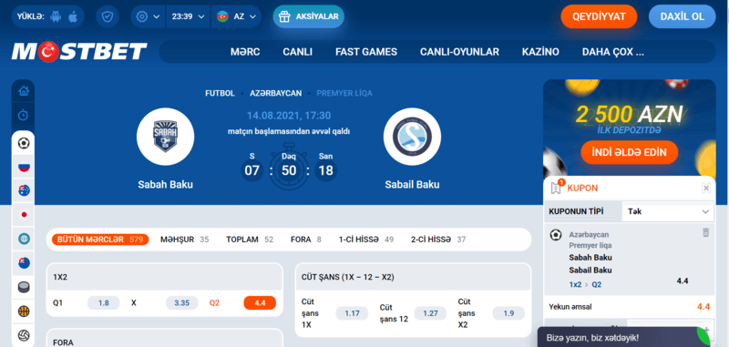 Mostbet, azərbaycanlı oyunçular üçün hazırlanmış etibarlı bir kazinodur